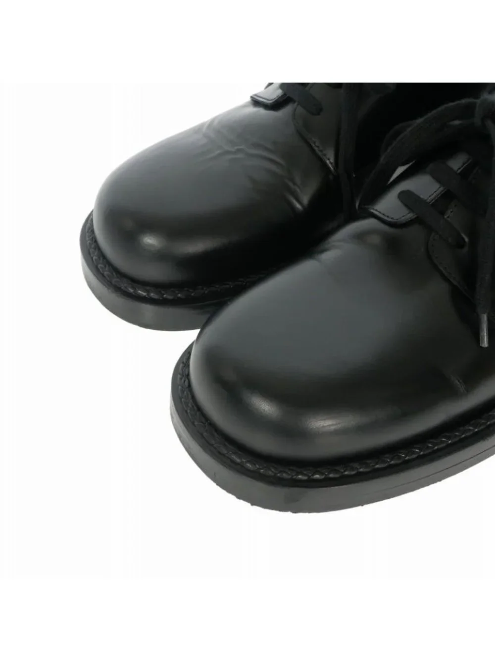 Bottega Veneta Leather Derby Shoes Black